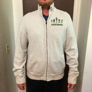 Abercrombie distressed zip up